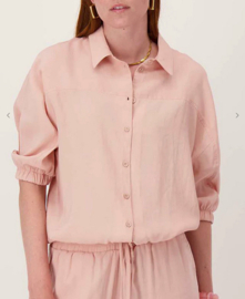 zusss modal blouse met tunnel crispy pink