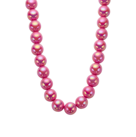 biba ketting chunky kralen fuchsia