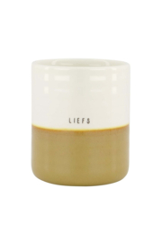 Zusss geurkaars reactive glaze liefs L honing