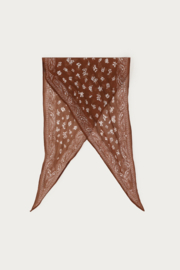 My Jewellery Bruine sjaal met bandana print