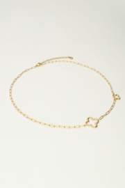 my jewellery schakelketting met klavers