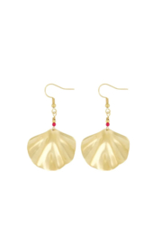 Zusss mooimakers oorbellen ginkgo blad goud