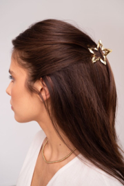 My jewellery gouden ster haarclip gedraaid