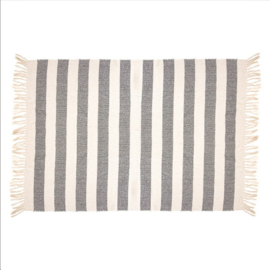sass & belle plaid scandi boho | zwart gestreept