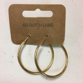 Go Dutch Label | oorringen goud.