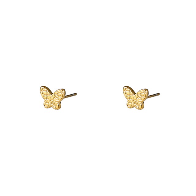 Go Dutch Label Crackled Butterfly  stud