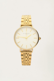 My Jewellery Rond horloge met schakels & witte wijzerplaat