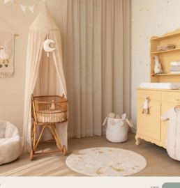 Little Dutch Vloerkleed rond - Wit - Newborn Naturals - Little Goose