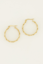 My Jewellery Oorringen rond touwpatroon