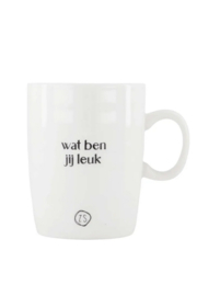 Zusss theemok wit wat ben jij leuk