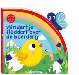 Vlindertje fladdert over de boerderij | karton interactief