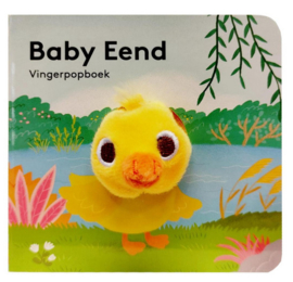 Baby eend | vingerpopboekje karton