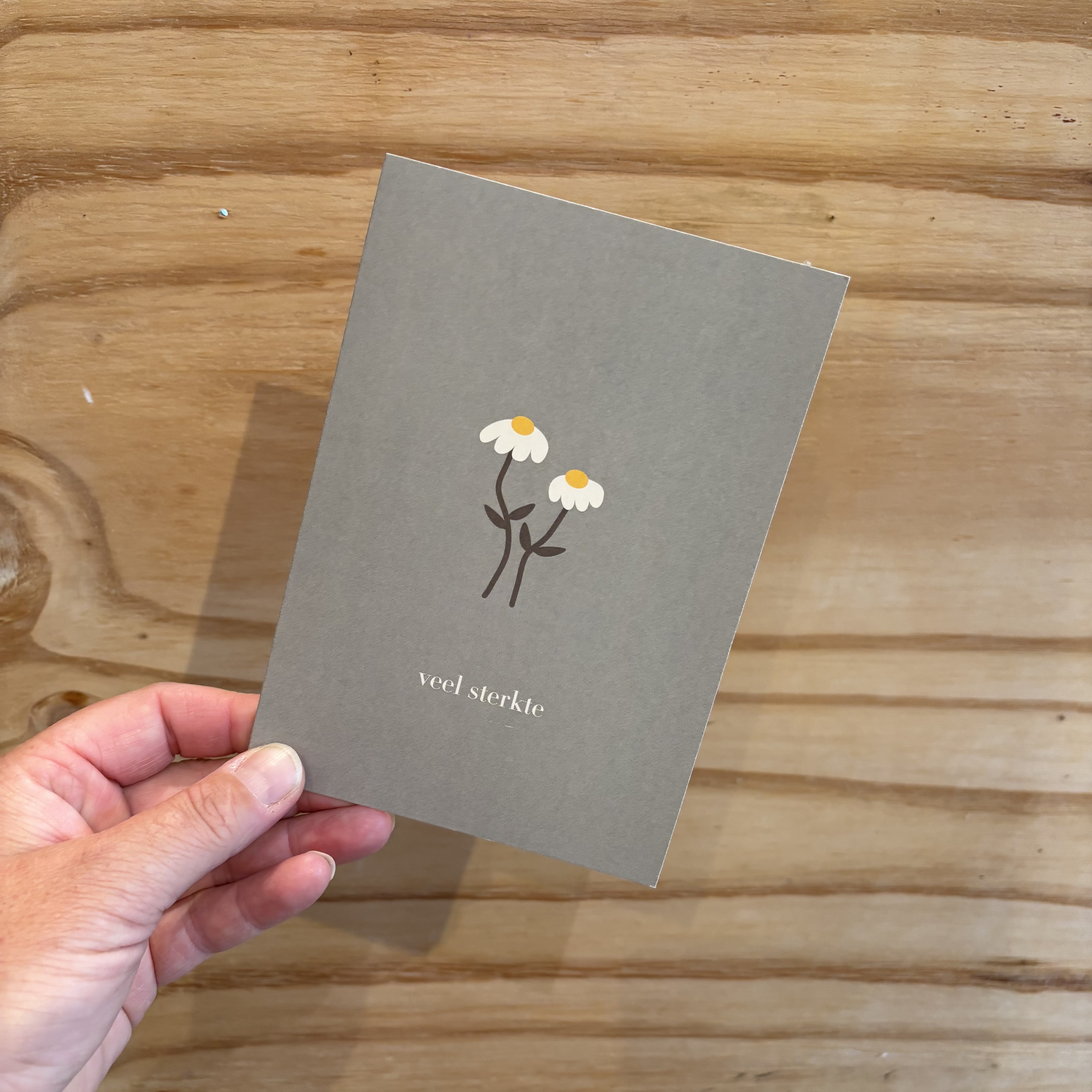the card company wenskaart veel sterkte