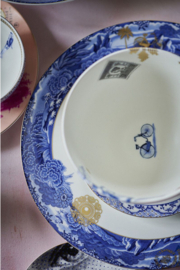 Pip studio heritage dinerbord grens | blauw 26.5 cm