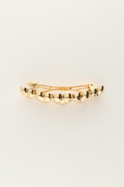 My Jewellery Goudkleurige haarspeld met vijf hartjes