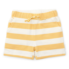 Little Dutch korte broek sunny yellow stripes