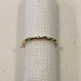 My Jewellery ring | verstelbare ring gegolfd goud.