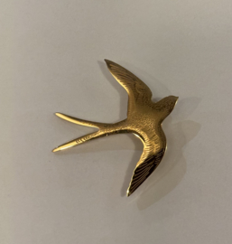 Go Dutch Label broche Bird - 14K