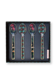 Pip studio set/4 spoons enamelled berry blues 14.5cm