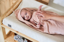 jollein badcape | badstof pale pink