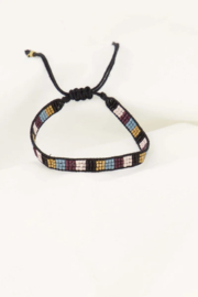 Zusss mooimakers miyuki armbandje streepje multicolor