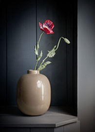 Pip studio metalen  vaas | khaki 32cm