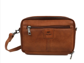 Bear Design klein schoudertasje 'Eleonara' cognac