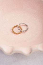 My Jewellery ring | verstelbare mix ring gedraaid goud.