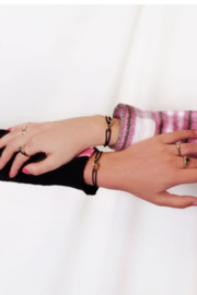 My Jewellery armband | forever connected zwart goud & zilver