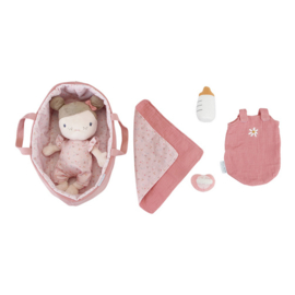 Little Dutch babypop in mandje | Rosa