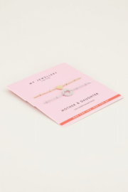 My Jewellery armband | moeder dochter armband hartje multi-kleur