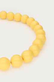 My jewellery gele ketting met grove kralen