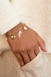 My Jewellery bedelarmband vallende ster goud