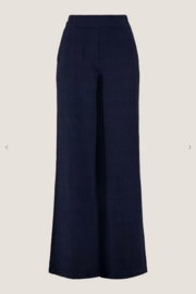 zusss structuur broek met stretch summer navy