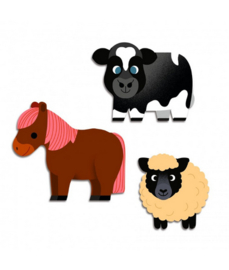 Djeco knutselen stickers boerderijdieren