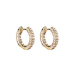 Go Dutch Label oorbellen  | shine all around goud + crystal
