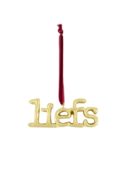 zusss kerst ornament liefs goud