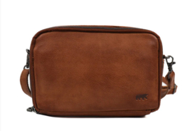 Bear Design klein schoudertasje 'Eleonara' cognac