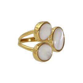 Camps & Camps ring Mixed gem ring wit