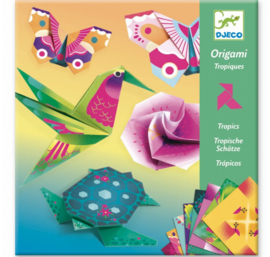 Djeco origami | tropische dieren en bloemen