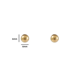 E7184-6-2 14K - Dot 6mm