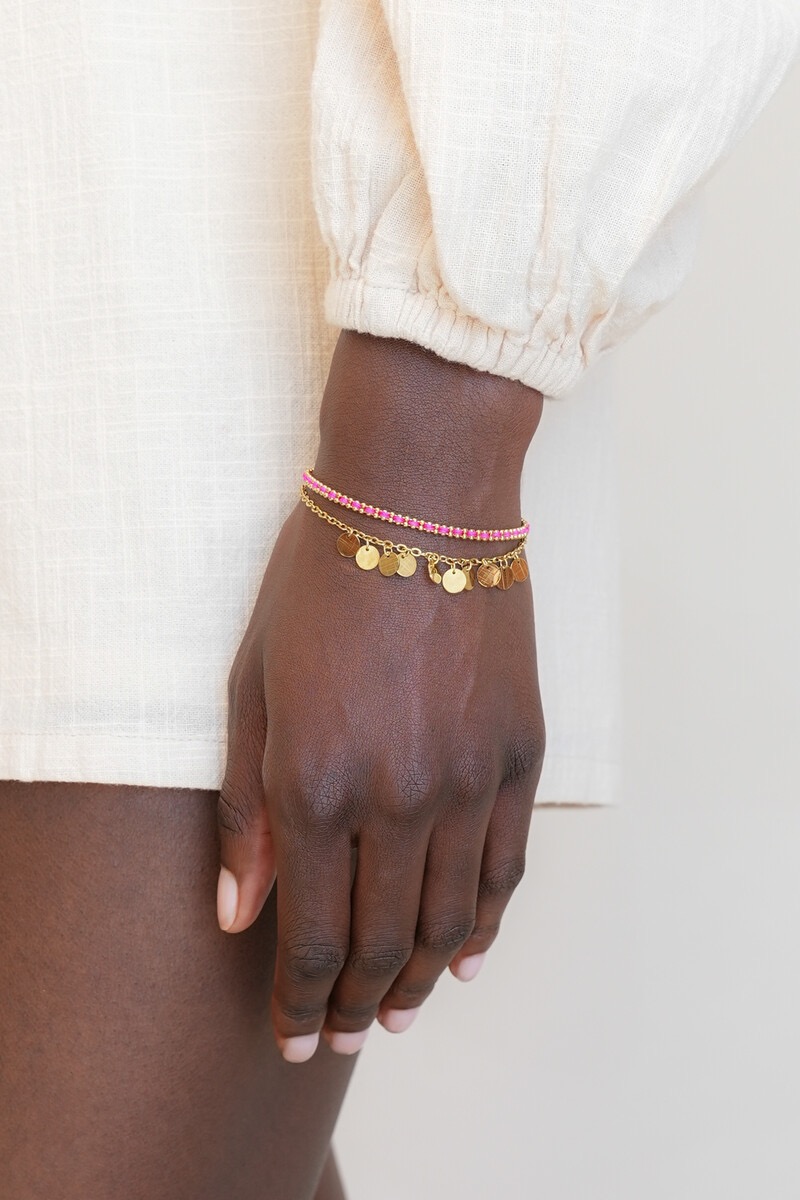 my jewellery Nomads armband met muntjes zilver