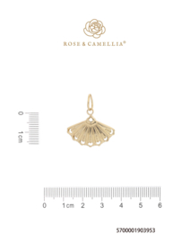 rose en camellia bedel waaier