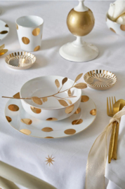 Pip studio bowl dot delight whitegold 15cm