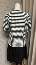 zusss pofmouw top off white/zwart