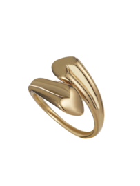 rose en camellia verstelbare ring