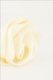 my jewellery Witte scrunchie met bloem