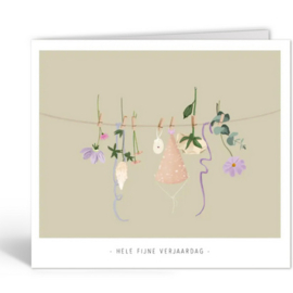 Studio Mie wenskaart - hele fijne verjaardag -