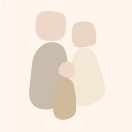 homebound tegeltje family of three