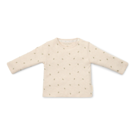 Little Dutch new born little farm t-shirt lange mouw green leaves